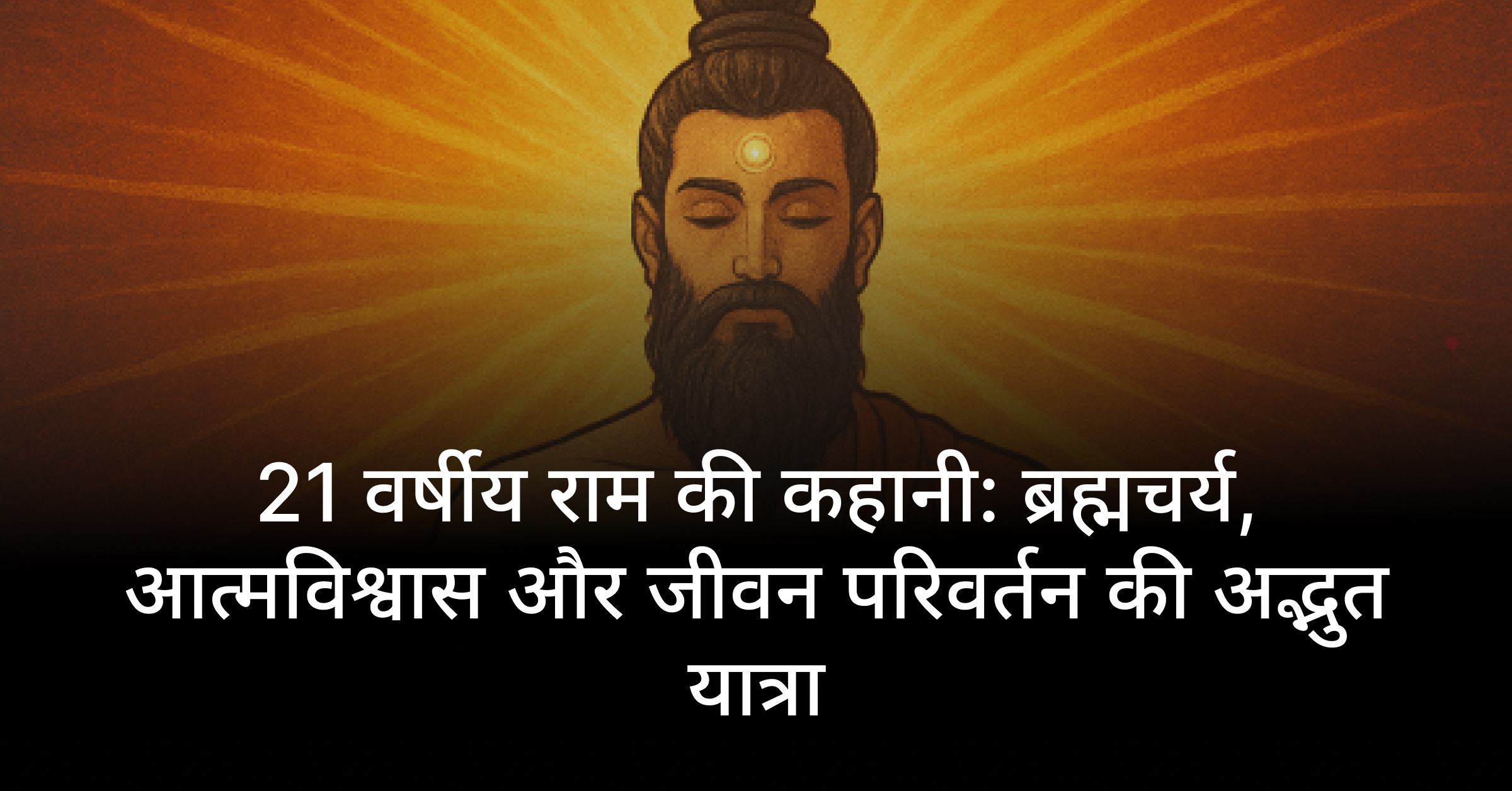21 वर्षीय राम की कहानी: ब्रह्मचर्य, आत्मविश्वास और जीवन परिवर्तन की अद्भुत यात्रा